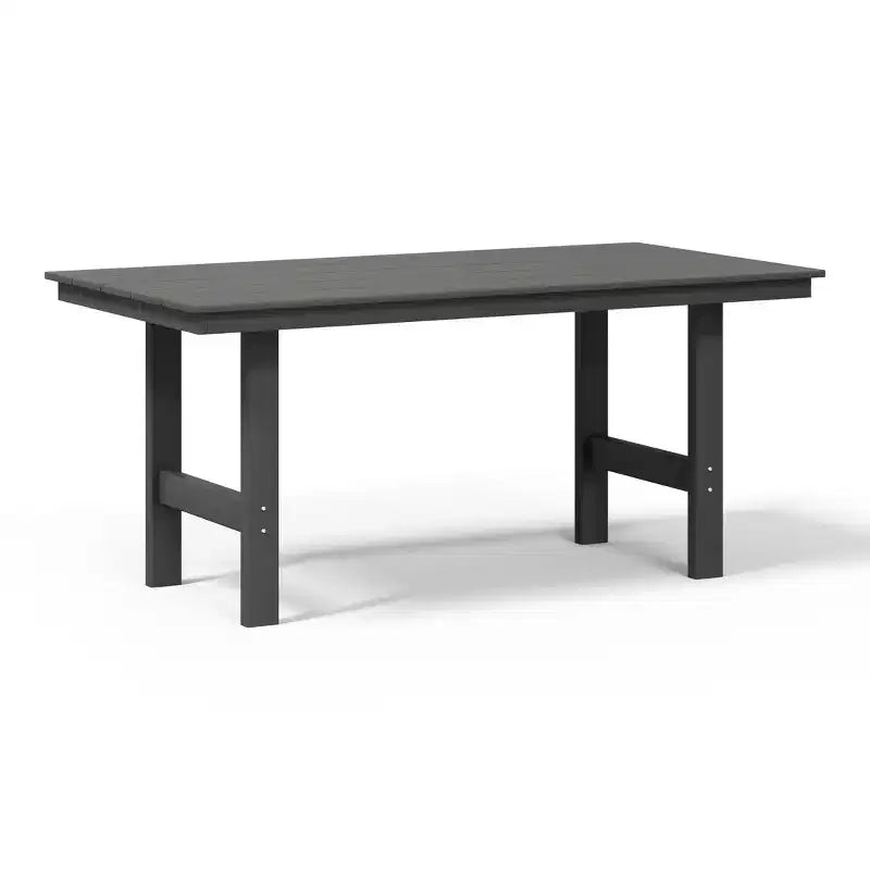 WestinTrends Ashore Set da pranzo da esterno in 6 pezzi in HDPE con panca