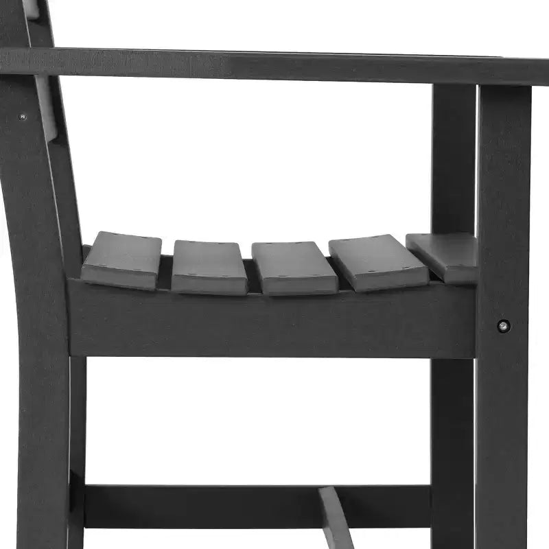 WestinTrends Ashore Set da pranzo da esterno in 6 pezzi in HDPE con panca