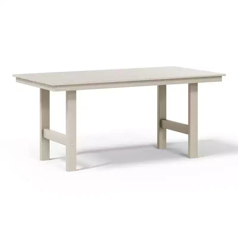 WestinTrends Ashore Set da pranzo da esterno in 6 pezzi in HDPE con panca