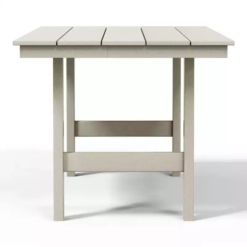 WestinTrends Ashore Set da pranzo da esterno in 6 pezzi in HDPE con panca