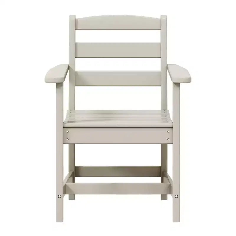 WestinTrends Ashore Set da pranzo da esterno in 6 pezzi in HDPE con panca