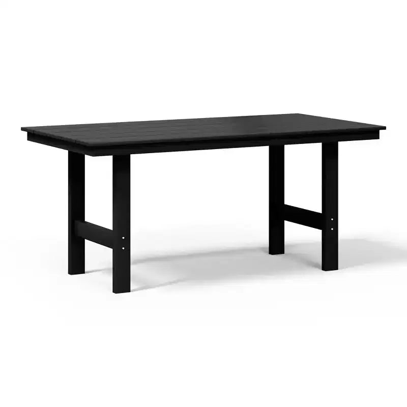 WestinTrends Ashore Set da pranzo da esterno in 6 pezzi in HDPE con panca