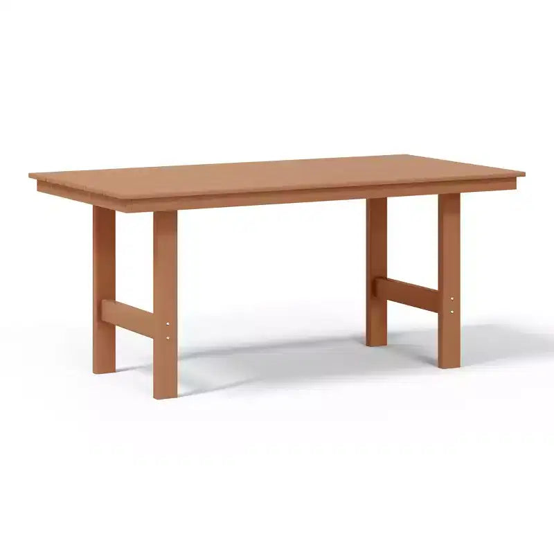 WestinTrends Ashore Set da pranzo da esterno in 6 pezzi in HDPE con panca