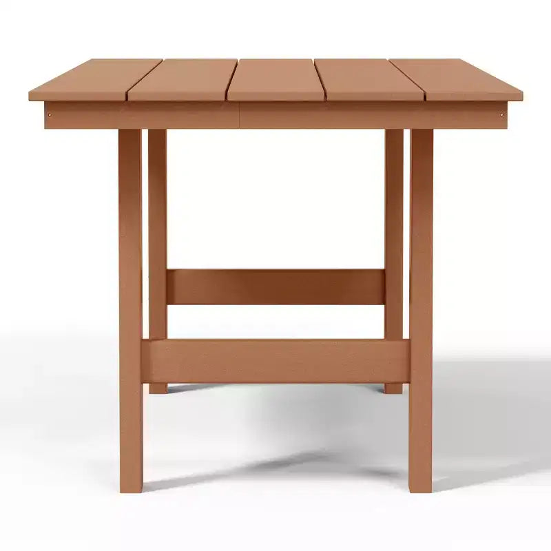 WestinTrends Ashore Set da pranzo da esterno in 6 pezzi in HDPE con panca