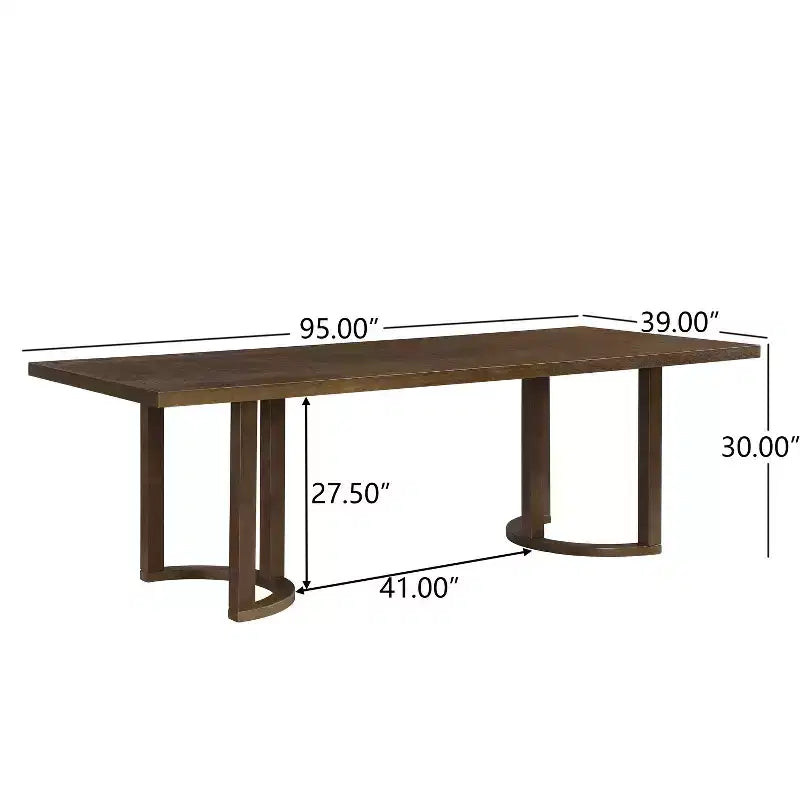 Set da pranzo imbottito Christopher Knight Home Keira 7 pezzi moderno in rattan e legno di caucciù