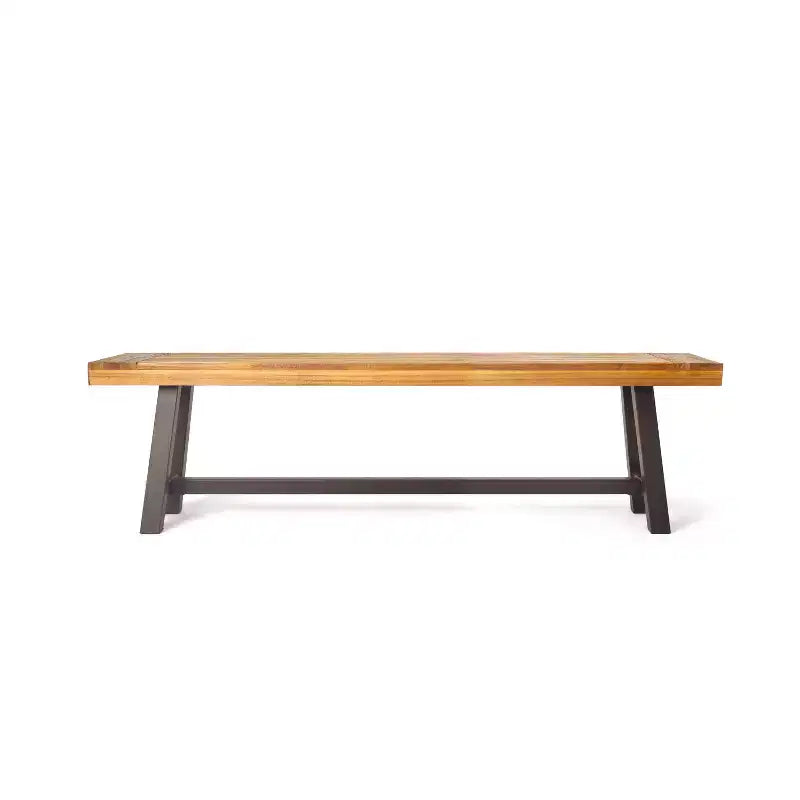 Set da pranzo da 6 pezzi Christopher Knight Home Fletcher per esterni in legno di acacia e vimini