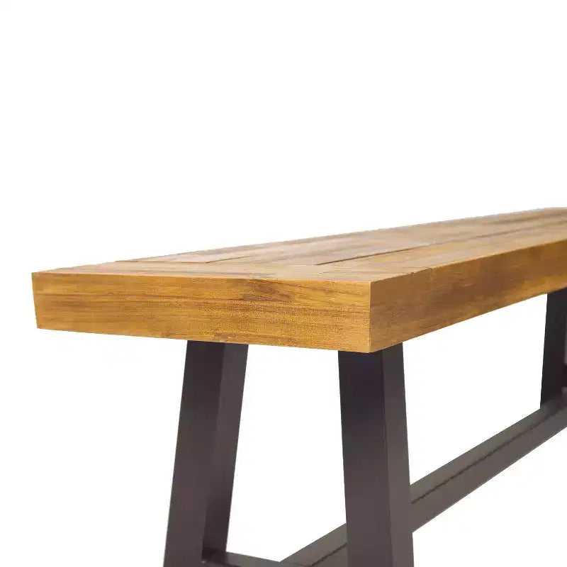 Set da pranzo da 6 pezzi Christopher Knight Home Fletcher per esterni in legno di acacia e vimini