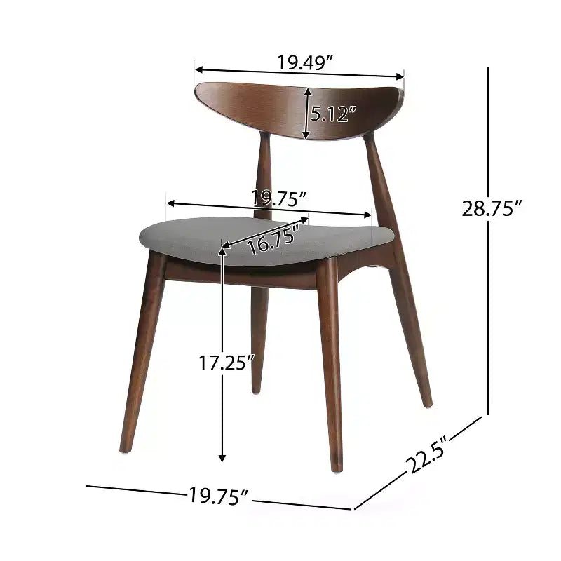 Christopher Knight Home Brevard, set da pranzo di 5 pezzi, in tessuto imbottito, stile moderno di metà secolo
