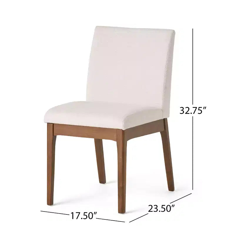 Set da pranzo 5 pezzi in tessuto imbottito Kwame Mid Century Modern Christopher Knight Home