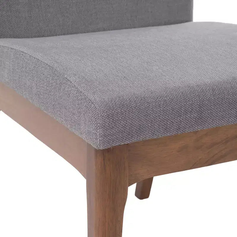 Set da pranzo 5 pezzi in tessuto imbottito Kwame Mid Century Modern Christopher Knight Home