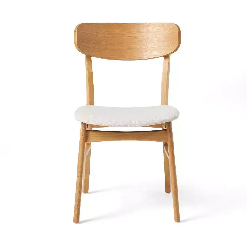 Set da pranzo Christopher Knight Home Fausett, 5 pezzi, in legno e tessuto imbottito, stile moderno di metà secolo