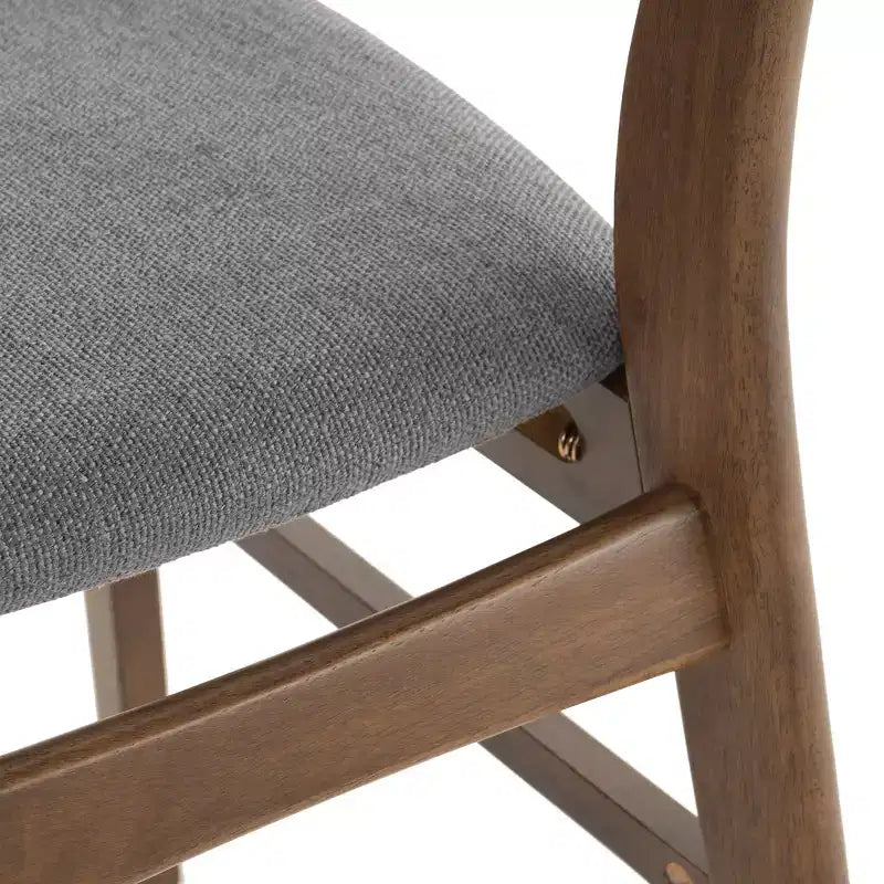 Set da pranzo Christopher Knight Home Fausett, 5 pezzi, in legno e tessuto imbottito, stile moderno di metà secolo