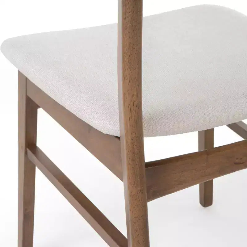 Set da pranzo Christopher Knight Home Fausett, 5 pezzi, in legno e tessuto imbottito, stile moderno di metà secolo