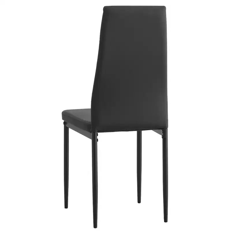 Set da pranzo MAYEERTY 7 pezzi - Tavolo rettangolare in legno e 6 sedie imbottite per riunioni di famiglia