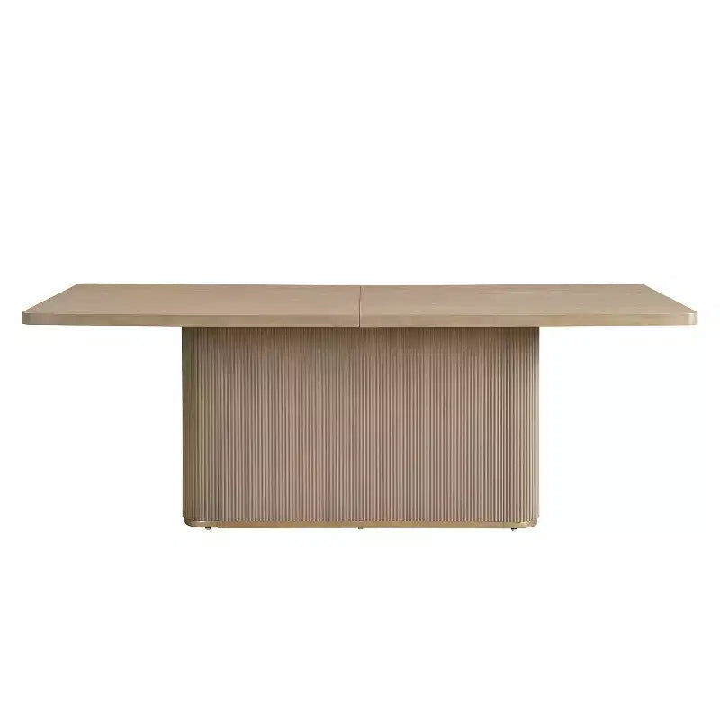 Christopher Knight Home Kassadin Set da pranzo 7 pezzi da fattoria con sedie in rattan rivestite in legno di gomma