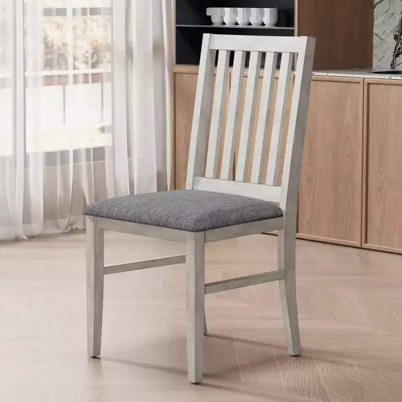 Set da pranzo rotondo allungabile VECELO, tavolo in legno di caucciù con 4/6 sedie da pranzo imbottite senza braccioli per cucina, grigio