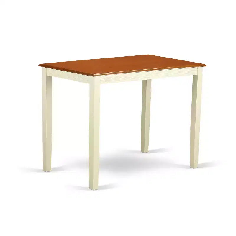 Set da pranzo in legno di gomma altezza bancone stile transizionale 135