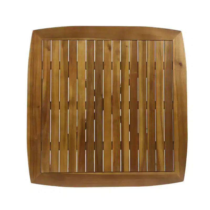 Set da pranzo da 5 pezzi Tunica per esterni di GDFStudio in legno di acacia e vimini