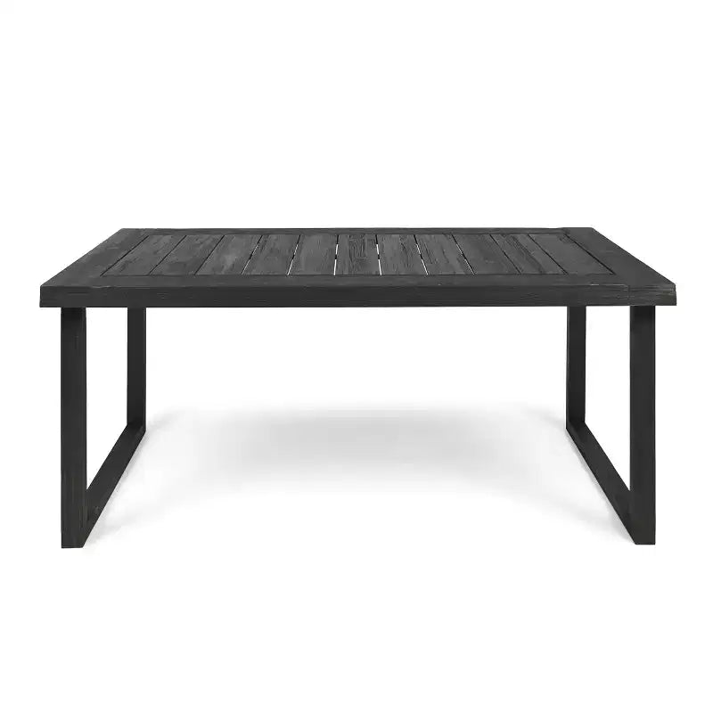 Set da pranzo Christopher Knight Home Nelly da 6 pezzi per esterni in legno di acacia con sedie impilabili in vimini e panca