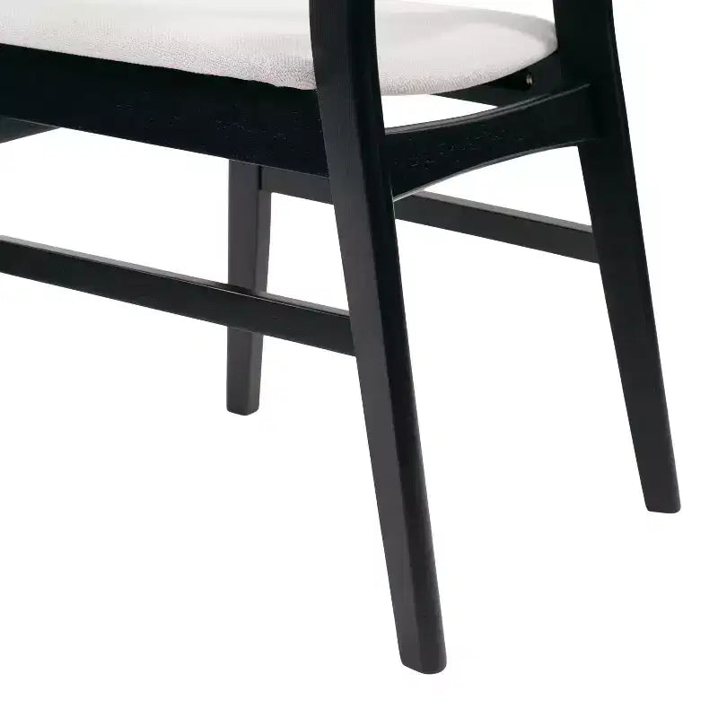 Christopher Knight Home Jinna Set da Pranzo Mid-Century Modern 5 Pezzi in Legno di Gomma con Sedie Imbottite