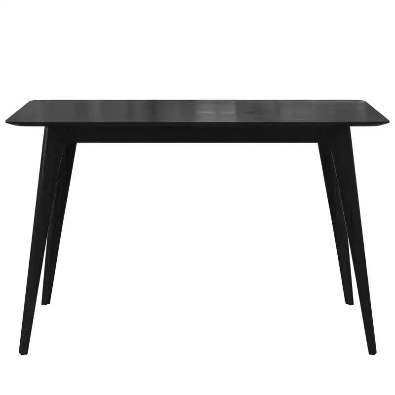 Christopher Knight Home Jinna Set da Pranzo Mid-Century Modern 5 Pezzi in Legno di Gomma con Sedie Imbottite
