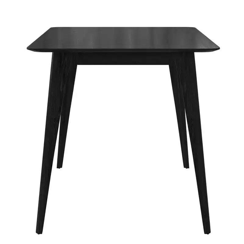 Christopher Knight Home Jinna Set da Pranzo Mid-Century Modern 5 Pezzi in Legno di Gomma con Sedie Imbottite
