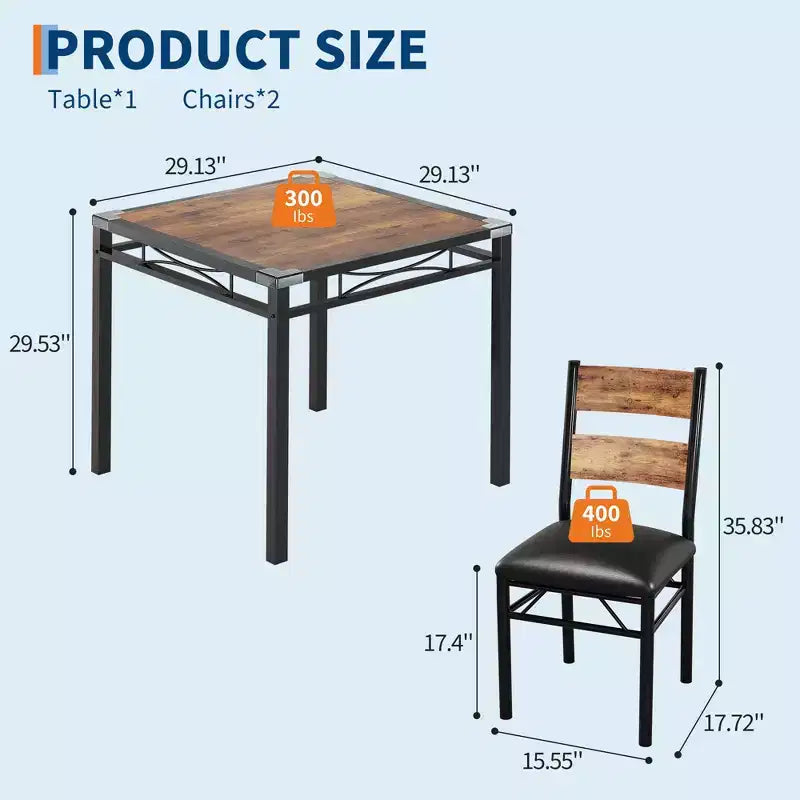 Set tavolo da pranzo per 4 persone, set da pranzo, tavolo e sedie da cucina in legno set da 4 con sedie imbottite per cucina, appartamento