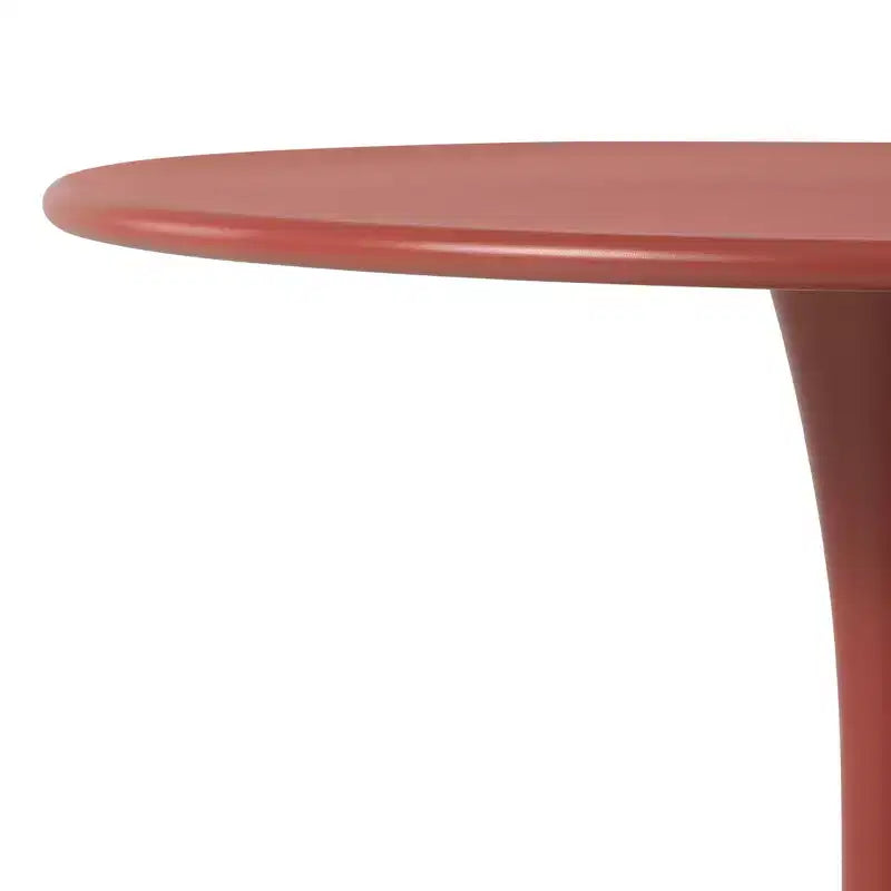 WestinTrends Playa Set Tavolo da Pranzo da 5 Pezzi per Interni ed Esterni in Metallo con Sedie da Giardino Impilabili in Plastica con Braccioli