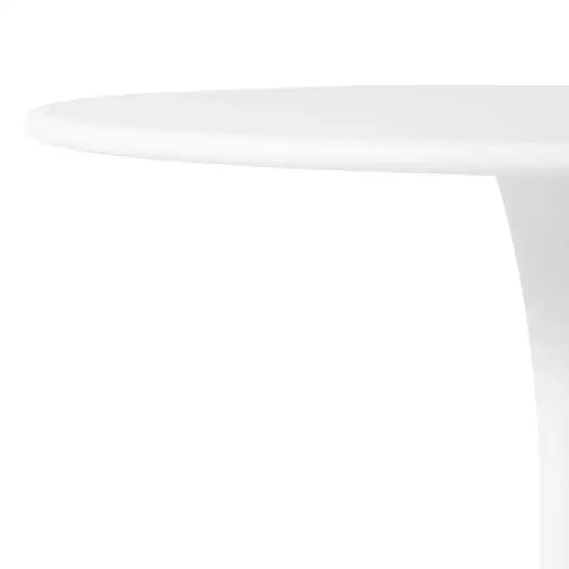 WestinTrends Playa Set Tavolo da Pranzo da 5 Pezzi per Interni ed Esterni in Metallo con Sedie da Giardino Impilabili in Plastica con Braccioli
