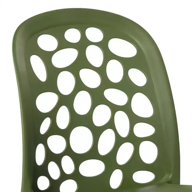 WestinTrends Playa, set da 3 pezzi per tavolo da pranzo da patio in metallo per esterni e interni con sedie da patio impilabili in polipropilene