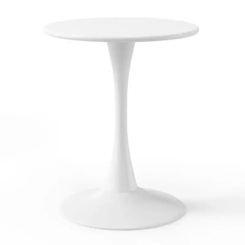 WestinTrends Playa, set da 3 pezzi per tavolo da pranzo da patio in metallo per esterni e interni con sedie da patio impilabili in polipropilene