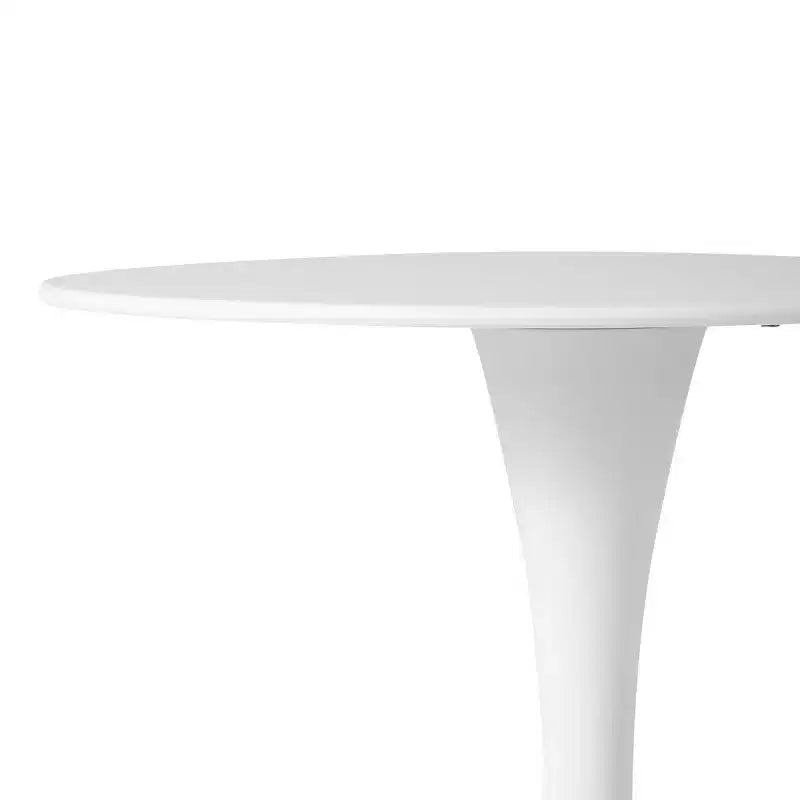 WestinTrends Playa, set da 3 pezzi per tavolo da pranzo da patio in metallo per esterni e interni con sedie da patio impilabili in polipropilene
