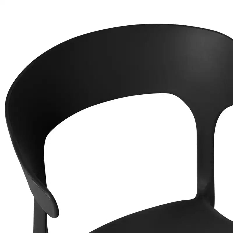 WestinTrends Playa Set Tavolo da Pranzo da Esterno in Metallo a 5 Pezzi con Sedie da Giardino Impilabili