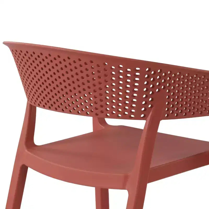 WestinTrends Playa, set da pranzo da esterni a 5 pezzi, con tavolo quadrato e sedie impilabili.