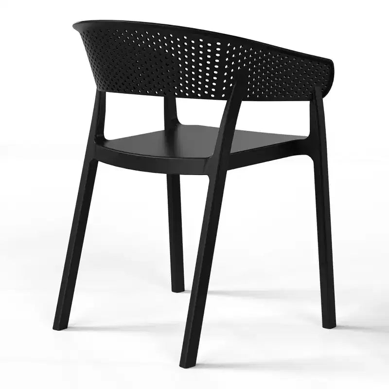 WestinTrends Playa, set da pranzo da esterni a 5 pezzi, con tavolo quadrato e sedie impilabili.