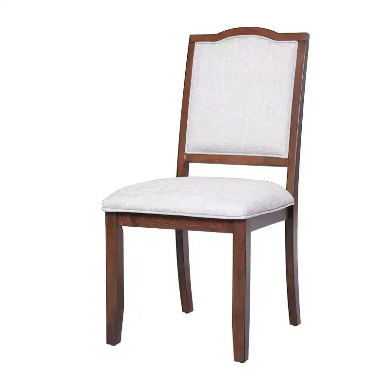 Set da pranzo allungabile per 6 persone in stile rustico, 7 pezzi: tavolo da cucina allungabile in legno con 6 sedie imbottite