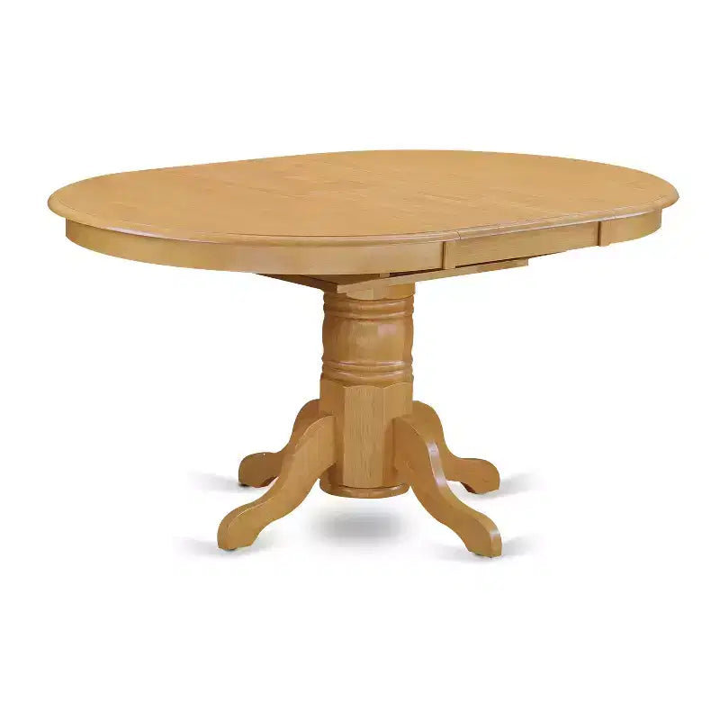 HomeStock Belmont - Set da pranzo con tavolo ovale allungabile e sedie, in rovere