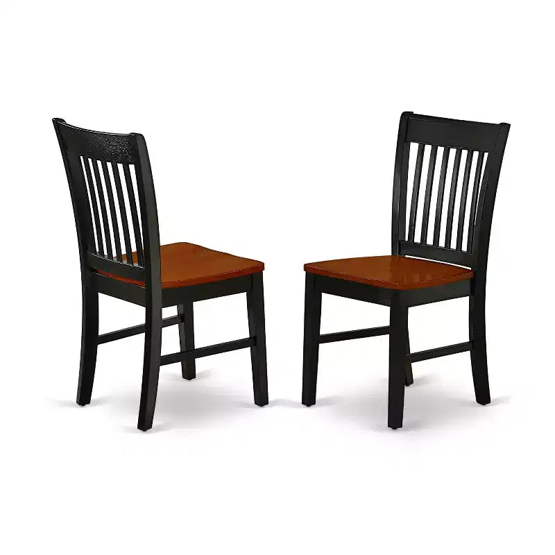 HomeStock Belmont Tavolo da Pranzo Quadrato da 36/54 Pollici con Foglia a Farfalla da 18 Pollici con Chiusura Automatica e Sei Sedie da Pranzo con Seduta in Legno
