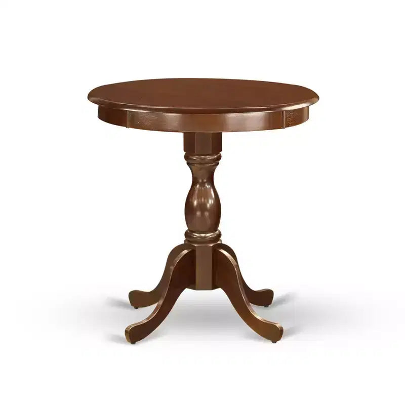 HomeStock Belmont - Set da pranzo 3 pezzi - 2 sedie da pranzo Parson e 1 tavolo da sala da pranzo (finitura mogano)