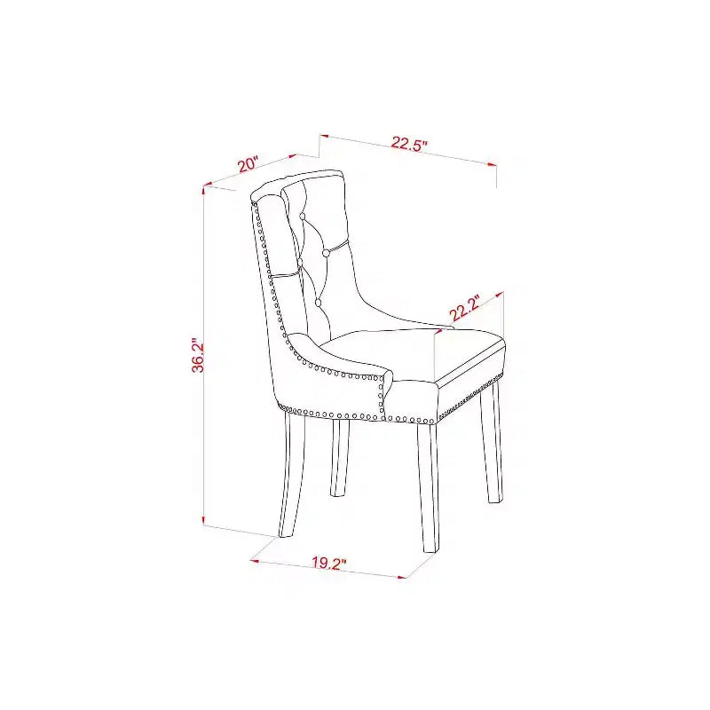 HomeStock Belmont, set di mobili da sala da pranzo da 5 pezzi, include un tavolo da pranzo rotondo con piedistallo e 4 sedie con seduta in legno, 42x42 pollici, bianco lino