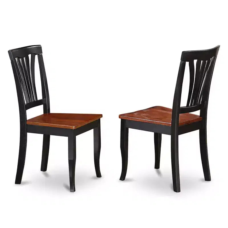 HomeStock Belmont, set di mobili da sala da pranzo da 5 pezzi, include un tavolo da pranzo rotondo con piedistallo e 4 sedie con seduta in legno, 42x42 pollici, bianco lino