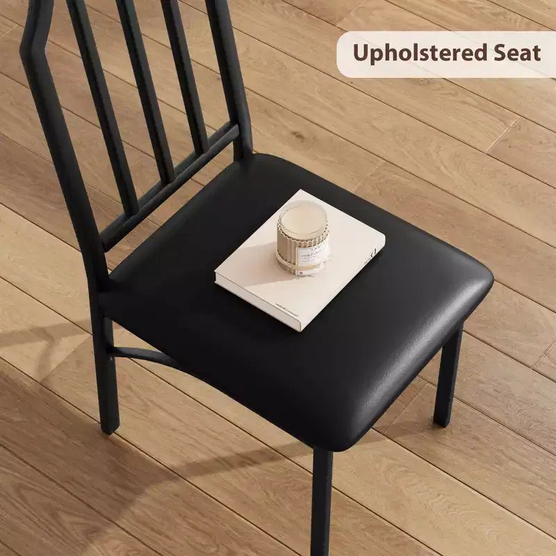 Set da tavolo da pranzo TROPOW per 2, set di sedie da tavolo da cucina per 2 con cuscino in PU ultra confortevole, set di mobili da tavolo da pranzo per 2 con cucina