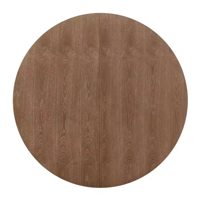 GDFStudio Ladieu Set da pranzo 5 pezzi in legno e tessuto rustico
