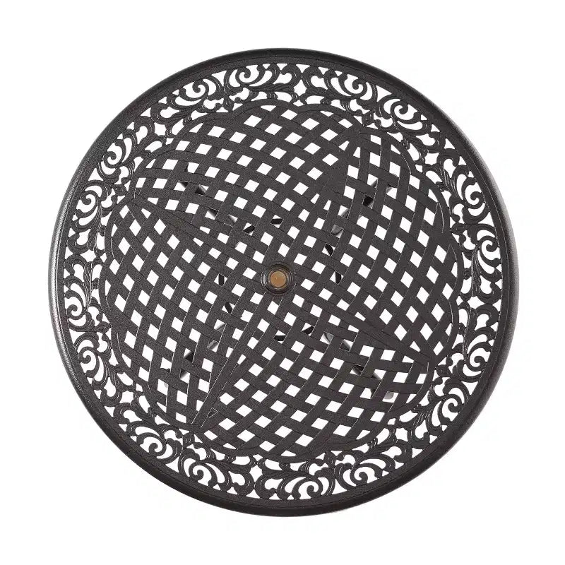 Christopher Knight Home Ridgecrest - Set da pranzo da esterno a 5 pezzi in alluminio