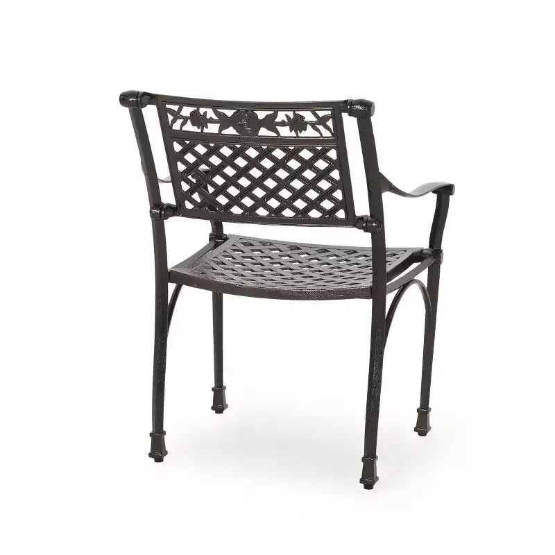 Christopher Knight Home Ridgecrest - Set da pranzo da esterno a 5 pezzi in alluminio