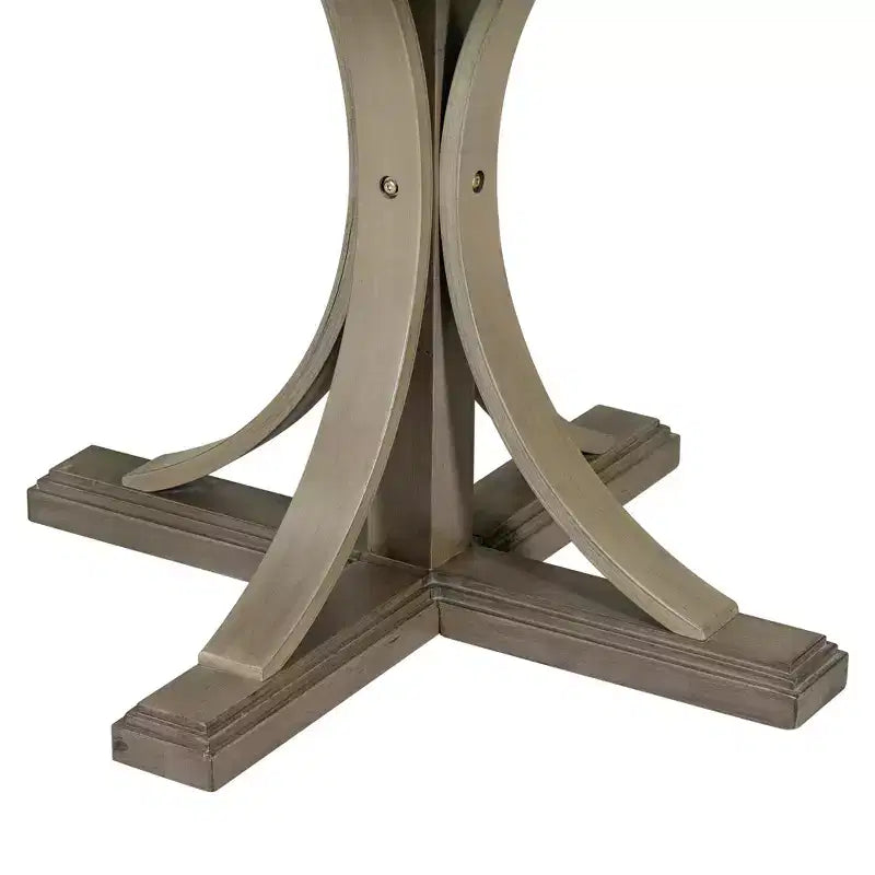 Set da tavolo rotondo da pranzo per 4 persone, set da cucina retrò da 5 pezzi con 4 sedie imbottite