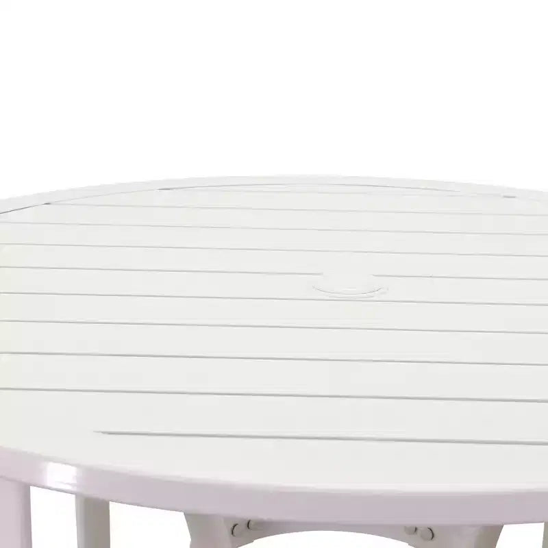 Set da pranzo Courtyard Casual Santa Fe 3 pezzi, altezza balcone, tavolo rotondo da 36 pollici, include un tavolo da balcone da 36 pollici e due sgabelli da balcone girevoli