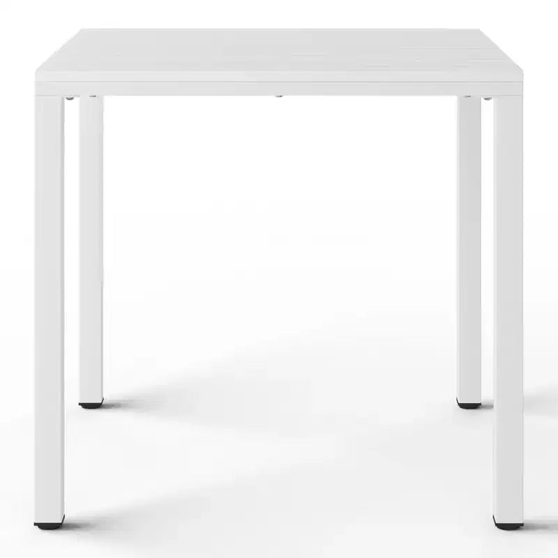 WestinTrends Playa Set da Pranzo Quadrato per Esterni da 5 Pezzi con Sedie Impilabili