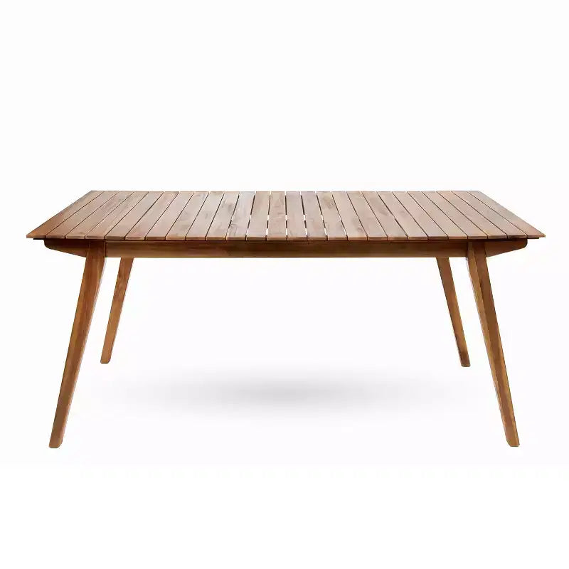 Christopher Knight Home Copperfield, set da pranzo da 7 pezzi per esterni in rete e legno di acacia