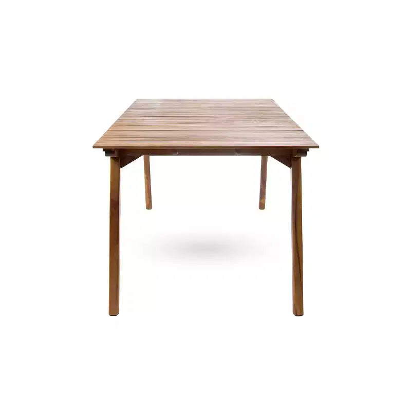 Christopher Knight Home Vivian Set da pranzo da esterno in 7 pezzi in vimini e legno di acacia con cuscini